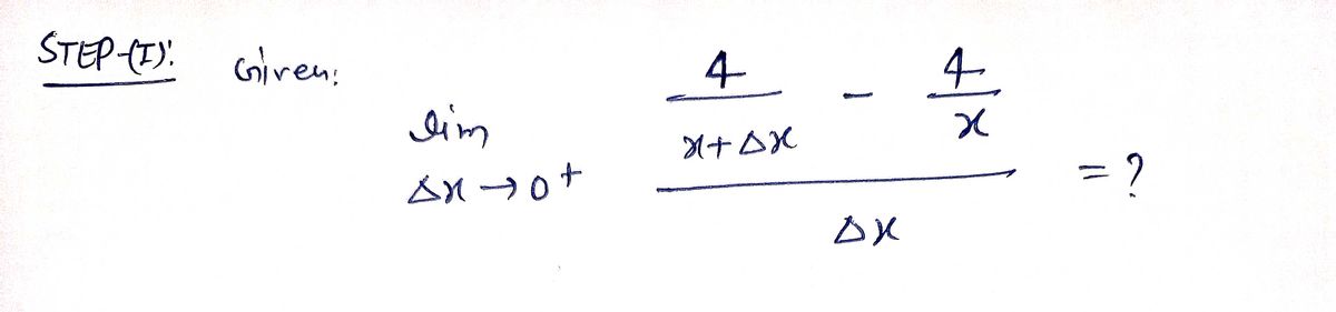 Calculus homework question answer, step 1, image 1